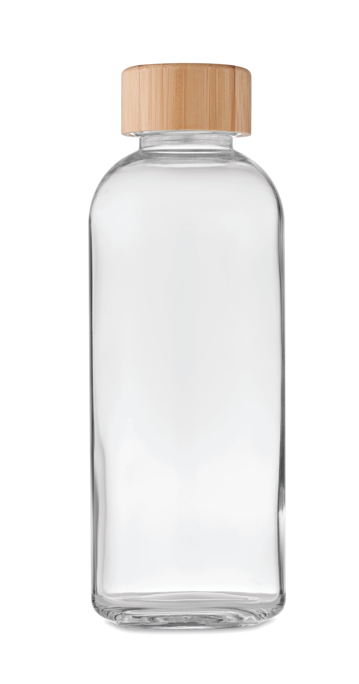 Stikla pudele 650ml ar bambusa vāku