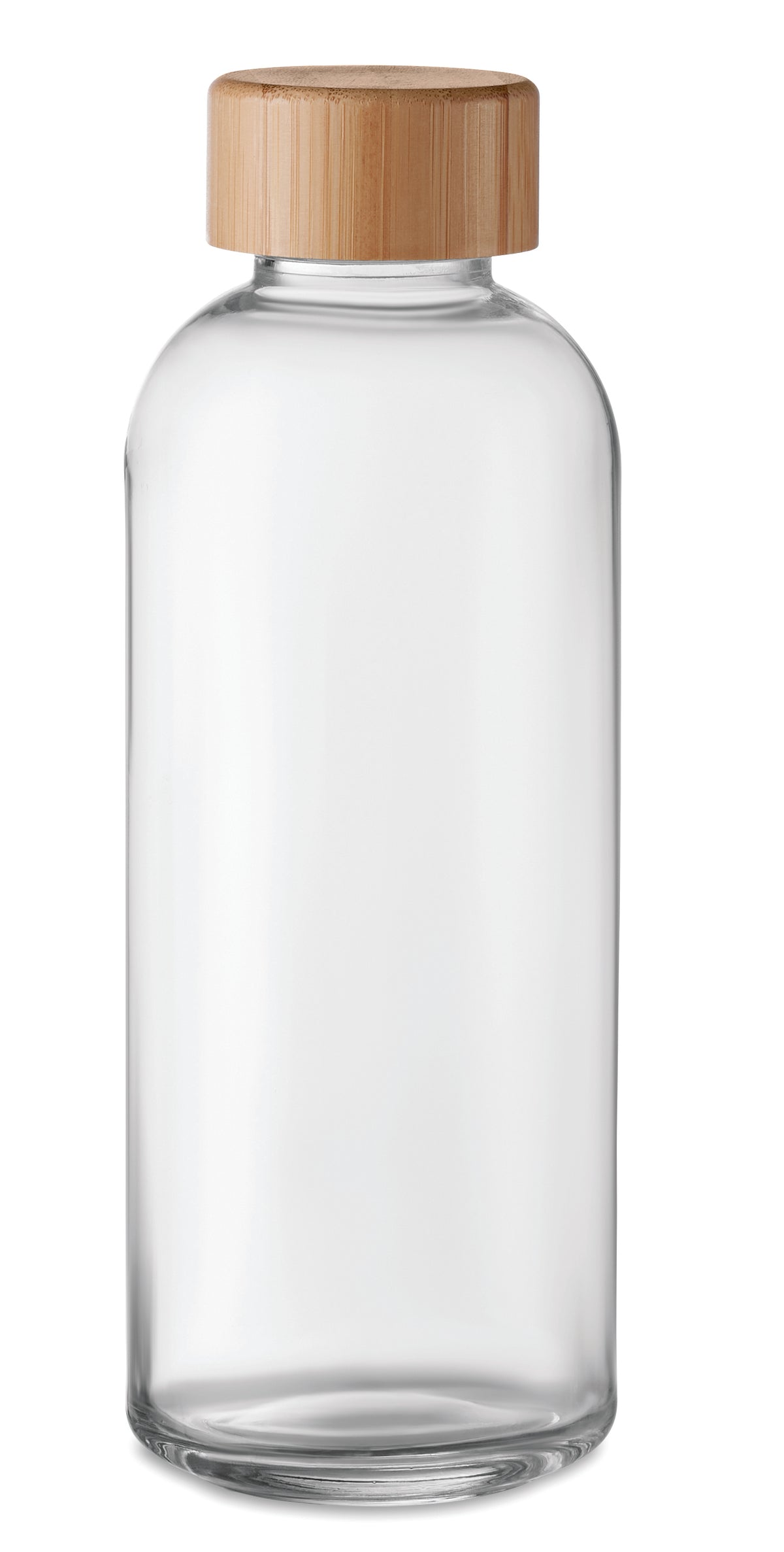 Stikla pudele 650ml ar bambusa vāku