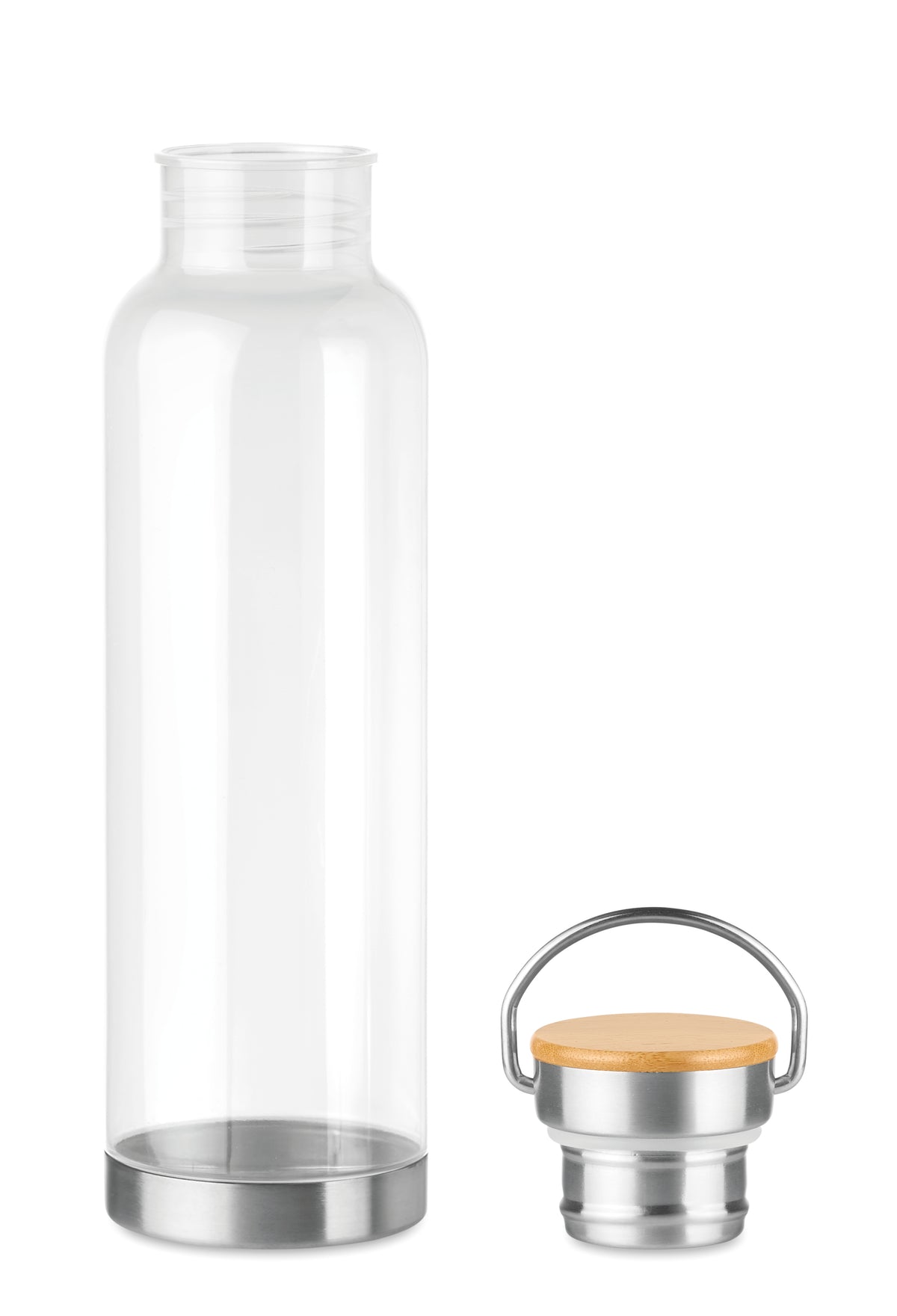 Tritan 800ml pudele ar bambusa vāku