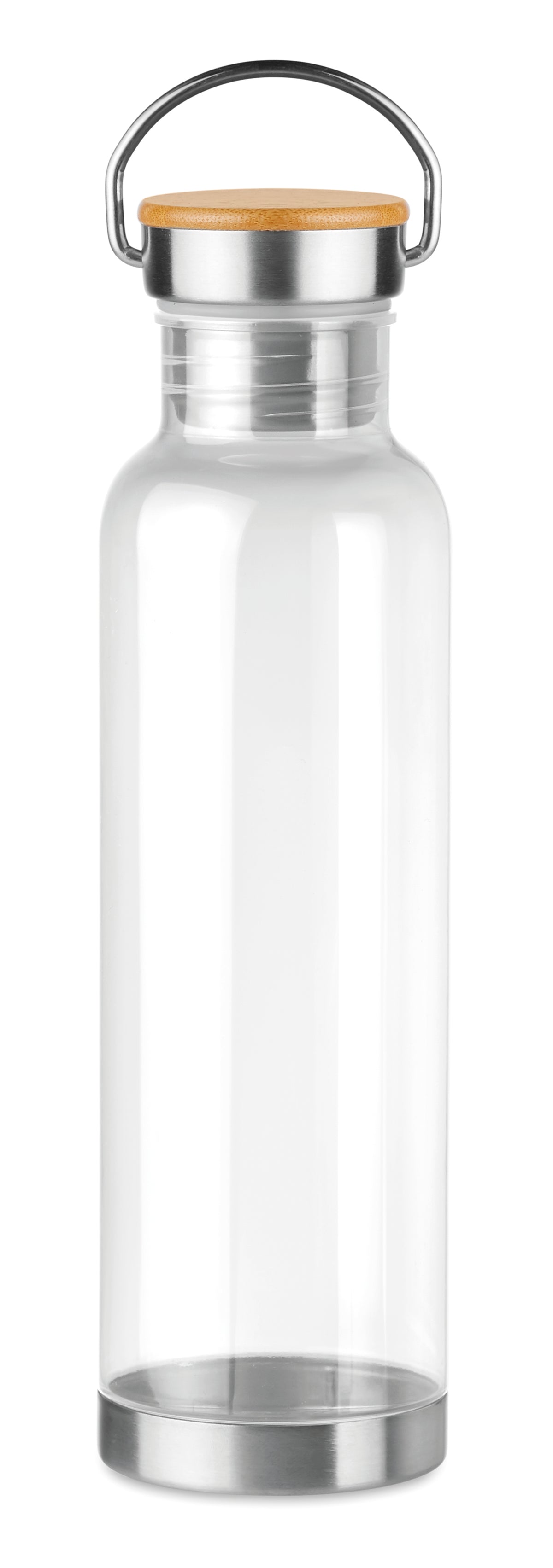 Tritan 800ml pudele ar bambusa vāku